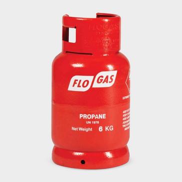 Red Flogas 6kg Propane Gas Cylinder Refill