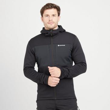Black Montane Men's Fury XT Hooded Fleece Jacket