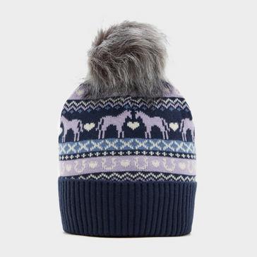 Blue Platinum Malmo Pom Pom Hat