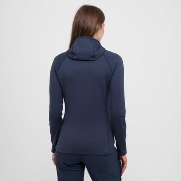 Navy Montane Women’s Fury Lite Hooded Fleece Jacket
