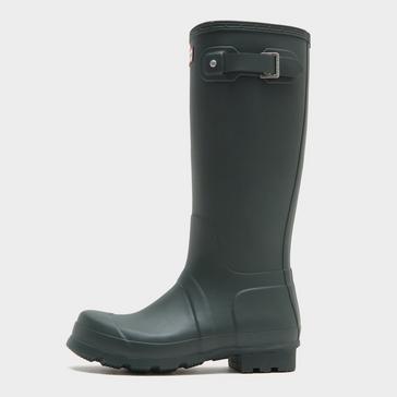 Green Hunter Mens Original Tall Wellington Boots Dark Green