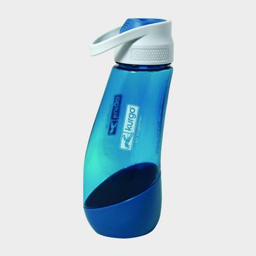 Blue Kurgo Gourd Water Bottle & Bowl Blue