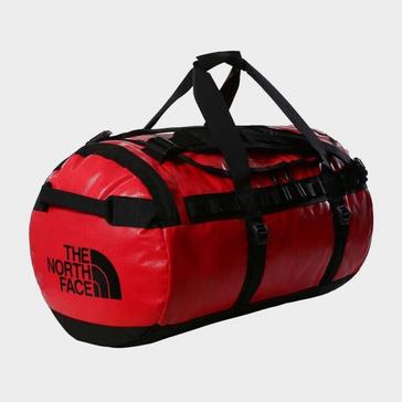 Red The North Face Base Camp Duffel Medium