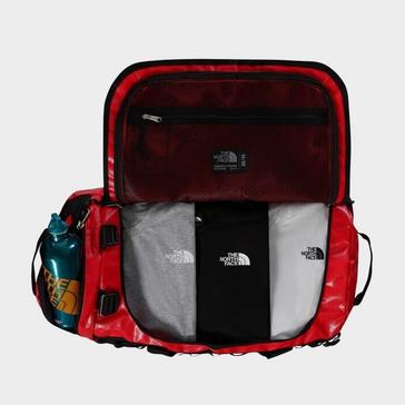 Red The North Face Base Camp Duffel Medium