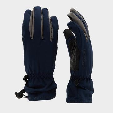 Blue Sealskinz Mens Drayton Waterproof Lightweight Gauntlet Gloves