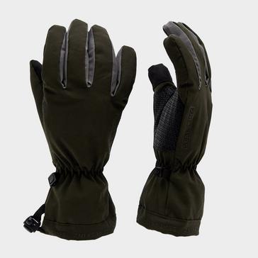 Green Sealskinz Mens Drayton Waterproof Lightweight Gauntlet Gloves