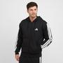 Black adidas Men’s Essentials 3-Stripes Fleece Hoodie