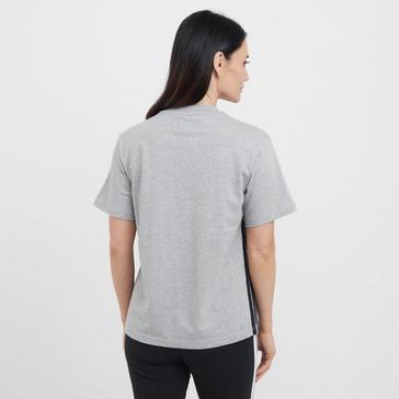 Grey adidas Women's Essentials 3-Stripes Cotton T-Shirt