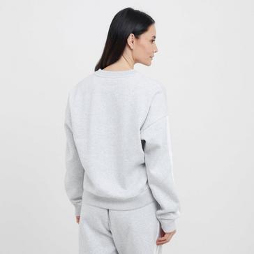 Grey adidas Women's Essentials 3-Stripe Fleece Sweatshirt