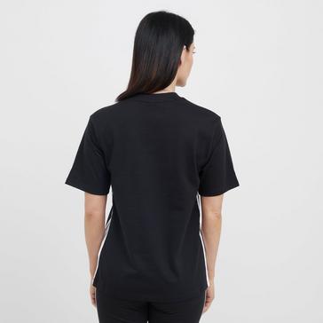 Black adidas Women's Essentials 3-Stripes Cotton T-Shirt
