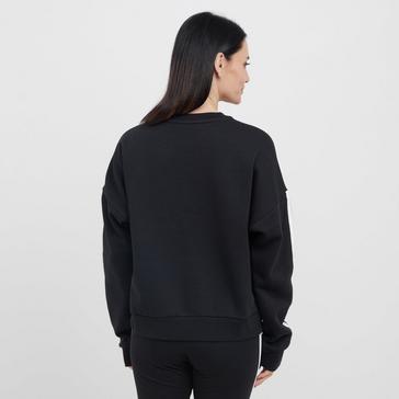 Black adidas Women's Essentials 3-Stripe Fleece Sweatshirt