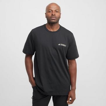 Black adidas Terrex Men's Back Graphic T-Shirt