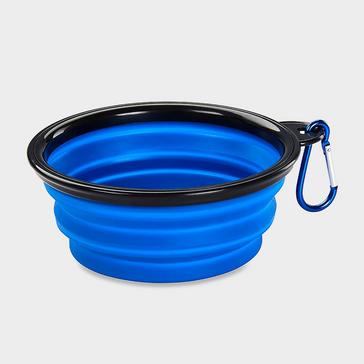 Blue Petface Outdoor Paws Collapsible Travel Dog Bowl 