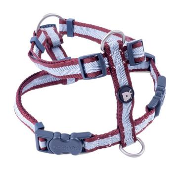 Multi Petface Dog Harness Ox Blood Stripe S