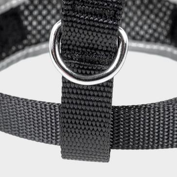 Black Petface Reflective Comfort Dog Harness Black L