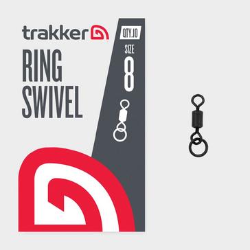 Black Trakker Ring Swivel Size 8