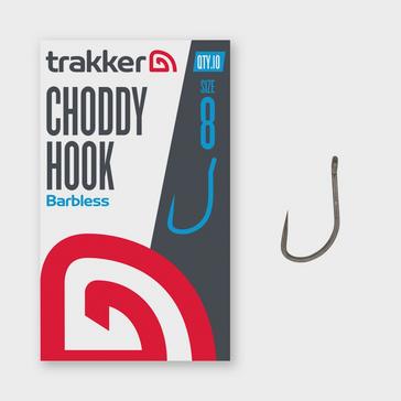Silver Trakker Sniper Choddy Barbless Hook Size 8