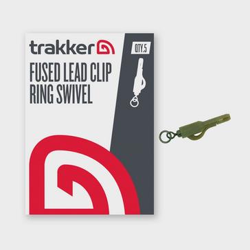 Green Trakker Sniper Fused Lead Clip Ring Swivel