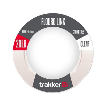 Clear Trakker Sniper Fluoro Link 20lb 9.80kg 0.41mm 20m