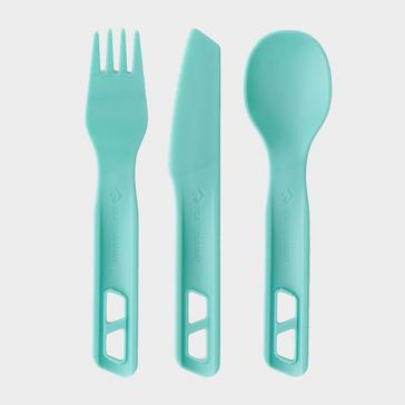 Green Sea To Summit Passage 3 Piece Cutlery Set