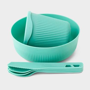 Green Sea To Summit Passage 1 Person Dinnerware 6 Piece Set 