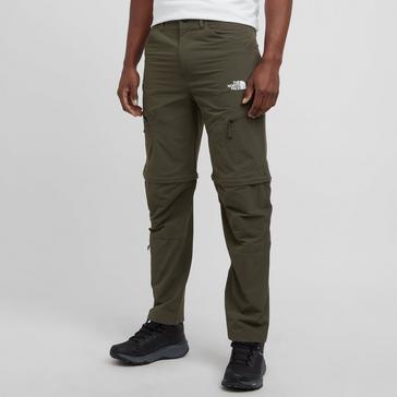 Green The North Face Men’s Exploration Convertible Tapered Trousers