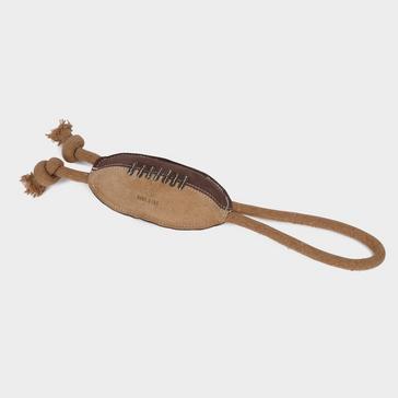 Multi Digby & Fox Leather Rugby Ball Toy