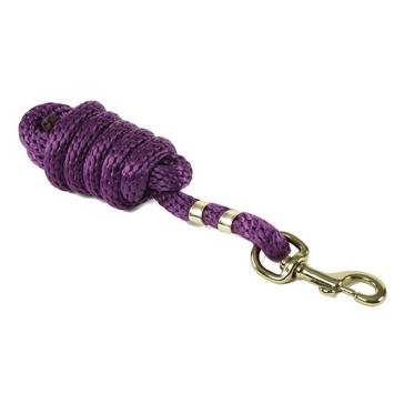 Purple Shires Topaz Leadrope Purple/Lime/Pink