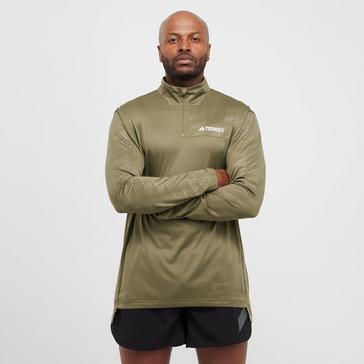  adidas Terrex Men's Multi Half-Zip Long Sleeve Top