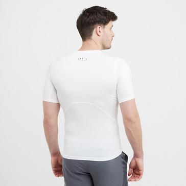 White Under Armour Men's HeatGear® Short Sleeve T-Shirt