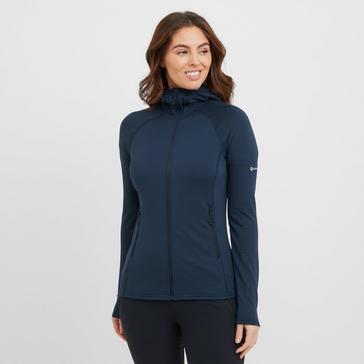 Navy Montane Women's Protium Lite Hooded Fleece