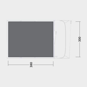 Grey Outwell Idaho 5 Air Cosy Carpet