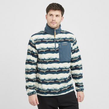 Blue Craghoppers Men's National Trust Losehill Half Zip Fleece