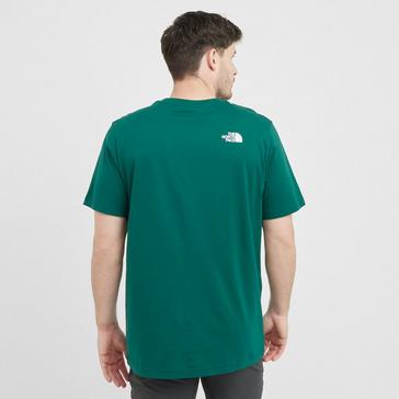 Green The North Face Men’s Biner Graphic 1 T-Shirt