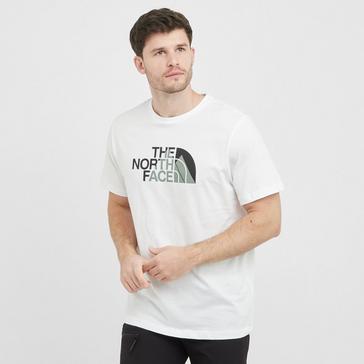 White The North Face Men’s Biner Graphic 1 T-Shirt