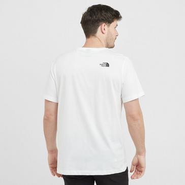 White The North Face Men’s Biner Graphic 1 T-Shirt