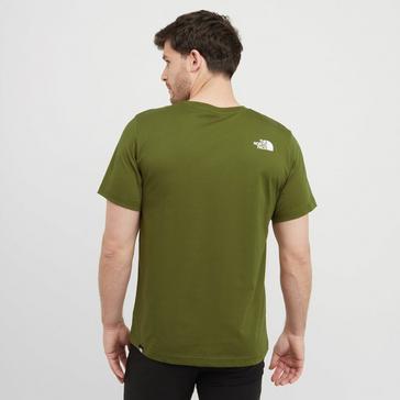 Green The North Face Men's Easy Short-Sleeve T-Shirt