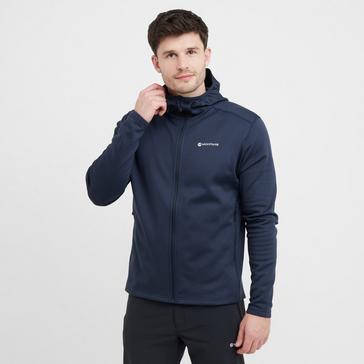 Navy Montane Men’s Fury Lite Hooded Fleece