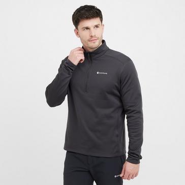 Black Montane Men's Fury Lite Pull-On Fleece