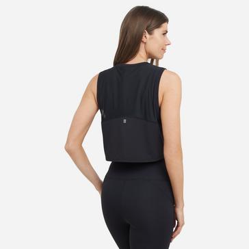 Black SWEATY BETTY Women’s Breathe Easy Crop Muscle Vest