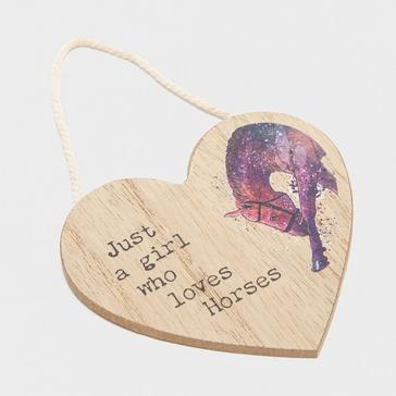 Multi Platinum  Small Heart Plaque