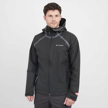 Black Columbia Men's Reign No Shine™ Waterproof Jacket