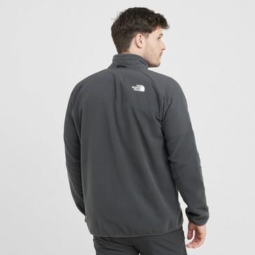 Grey The North Face Men's Glacier Full-Zip Fleece