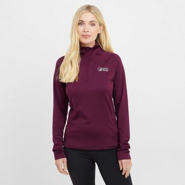 Red North Ridge Women’s Intensity Thermal Long Sleeve Half Zip Top