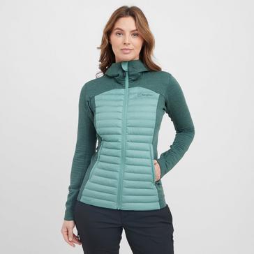 Green Berghaus Women's Nula Hybrid Insulated Jacket