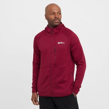 Red Jack Wolfskin Men’s Kolbenberg Full Zip Hoodie