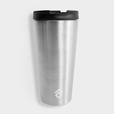 Silver Aztec Diamond Travel Mug Chrome