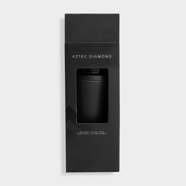 Black Aztec Diamond Travel Mug Black