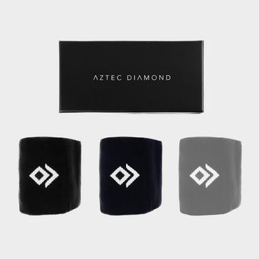 Multi Aztec Diamond Womens Socks Gift Box Black/Navy/Grey