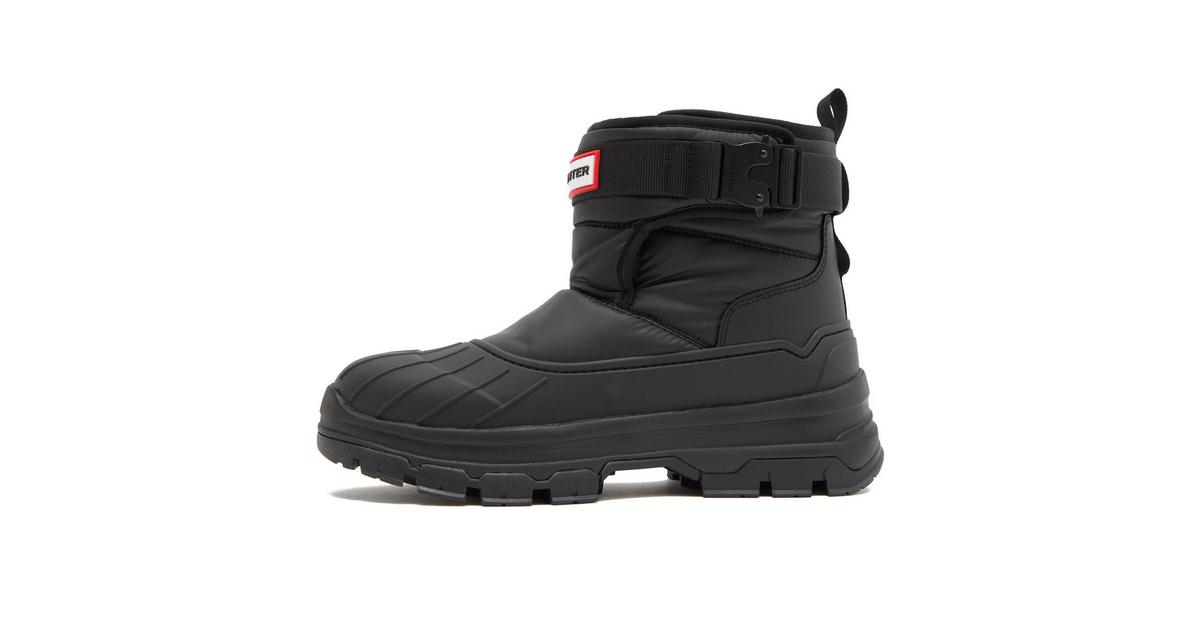 ★HUNTER★ UNISEX Intrepid Buckle Short  Boots Black WFS Hunter Short Buckle In Black For Women | Intrepid Snow Boot